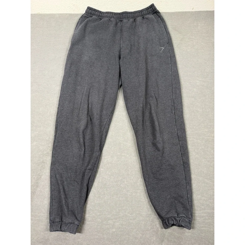 Gymshark Rest Day Essentials Joggers Charcoal Grey Marl Sweatpants B2A7Q Small